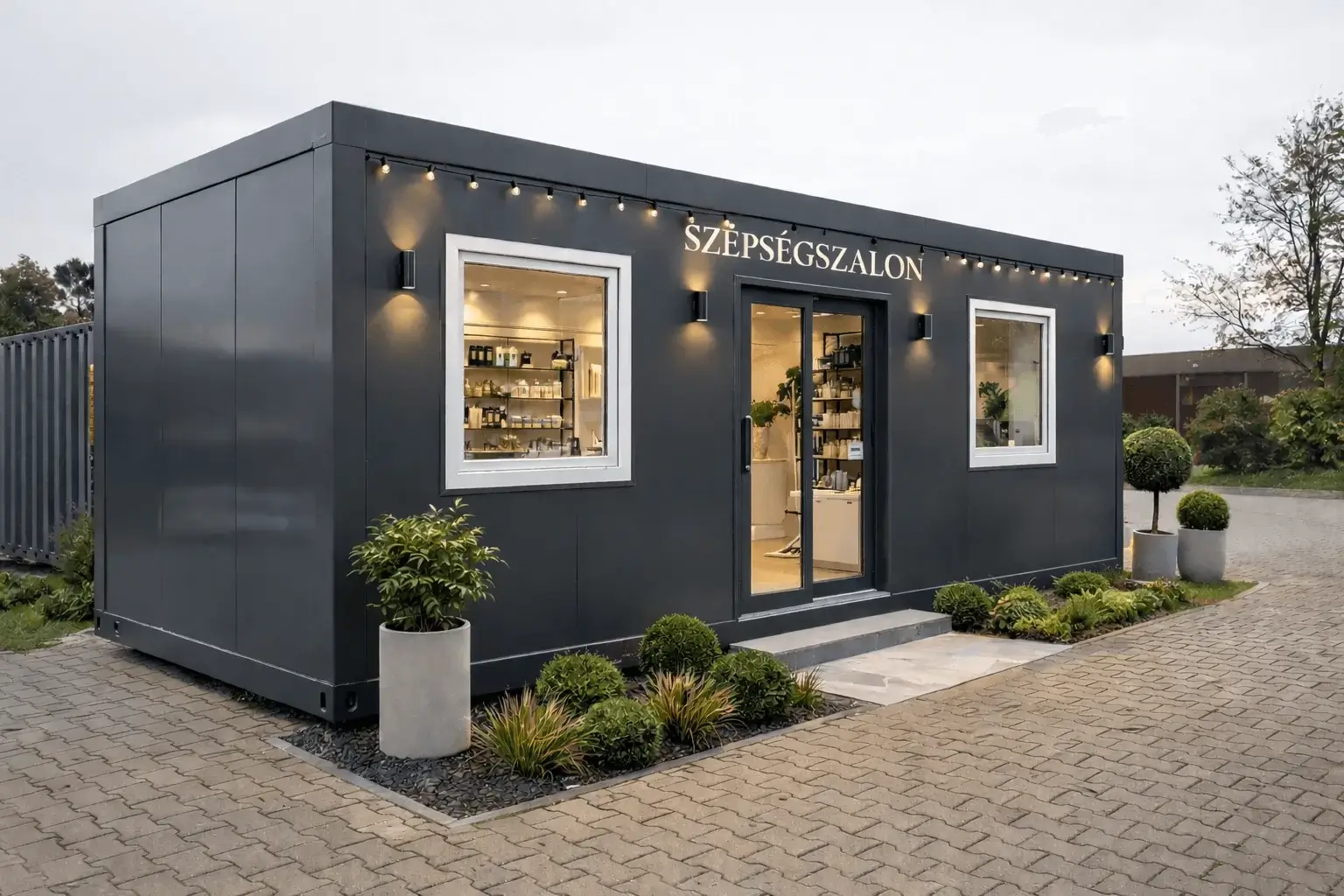 ModulPro modern hőszigetelt mobilház gyors kivitelezéssel lakhatásra és üzleti célra
